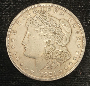 1921 Morgan Silver Dollar- 90% Silver Authenticated