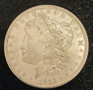 1921 Morgan Silver Dollar- 90% Silver Authenticated