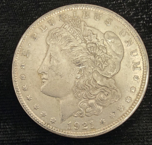 1921 Morgan Silver Dollar- 90% Silver Authenticated