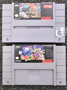 Super Nintendo Street Fighter II & Tetris/Dr Mario