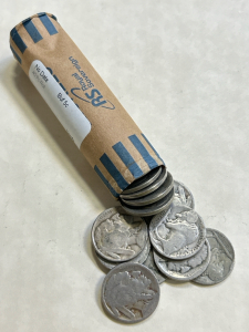 (1) Roll of Vintage Buffalo Nickels