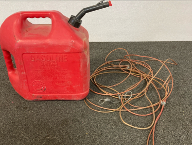 Gas Can and Cable