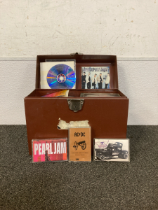 Cassette Tapes and CDs Featuring Pearl Jam, Aerosmith, AC/DC, and More