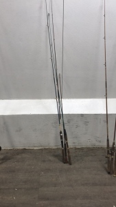 (4) Vintage Fishing Poles