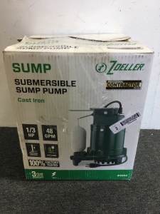Zoeller Submersible Pump