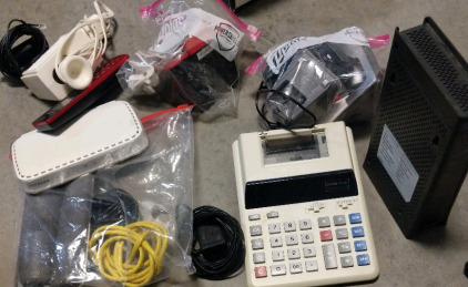 Various Electronics (Air Pump, Wifi Router, Cash Register, Ect)