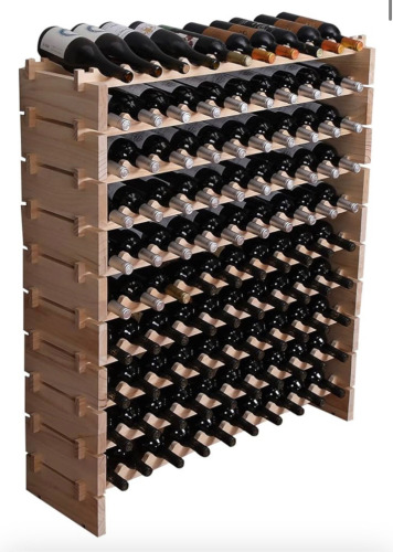 100 Bottle Wine Rack & Savage Fenty Robe