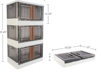 Double Door Sleek Storage - 2