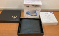 Bluetooth Head Phones, Carbon Fiver Print Wallet & More