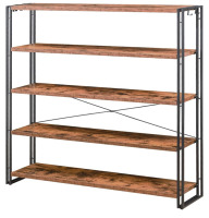 5 Tier Industrial Bookshelf