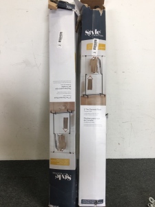 (2) 2-tier garment rack