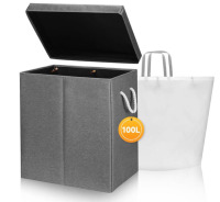 Collapsible Laundry Basket - 3 Black Out Roller Shades - 3