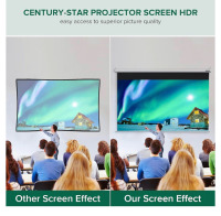 100&rdquo; Pull Down Projector Screen - 3