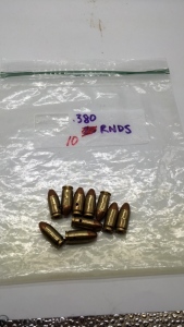 (10) Rds Of .380 Dummy rounds