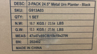 Lg Planters/Pots & Top Soil - 3