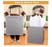 Collapsible Laundry Basket - 3 Black Out Roller Shades - 4