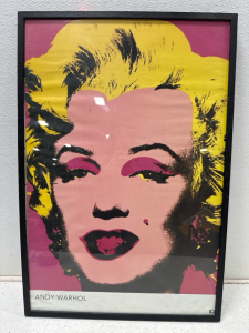 Andy Warhol Marilyn Monroe Black Framed Print