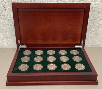 (1) Set Of 15 Susan B. Anthony Dollar Set