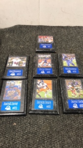 Lot Of (7) Boise State Signed Football Plaques