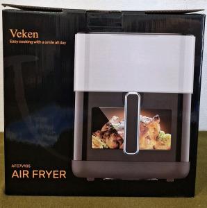(1) Grey Veken 6QT Air Fryer