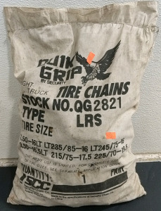 (1) Pair Of Quik Grip Truck Tire Chains - QG2821 LRS