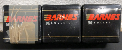 (3) Boxes Barnes X-Bullets - 7MM Cal .284 DIA 140 GR