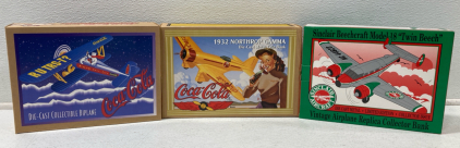 (3) Collectable Die-Cast Replica Planes