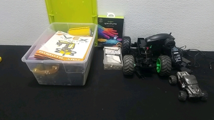 Speedrums, Box of Vex Robotics Pieces, RC trucks, Box of Bolts