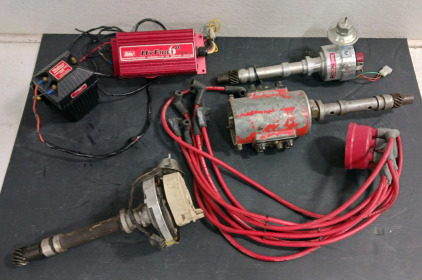 (6) Mallory Ignition Components - (1) HV Fire Controller (1) Promaster Coil (4) Distributors and Wires