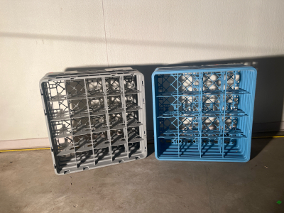 (2) Glass Racks- Great Condition