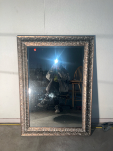 (1) Wood Framed Mirror 31 1/2”x 43”