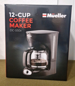 (1) Mueller DC-550x 12-Cup Coffee Maker