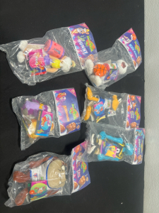 (6) Space Jam Collectable Plushies- Bugs Bunny, Lola Bunny, Nerdlucks, Taz, Daffy Duck, Monstarz Blanko