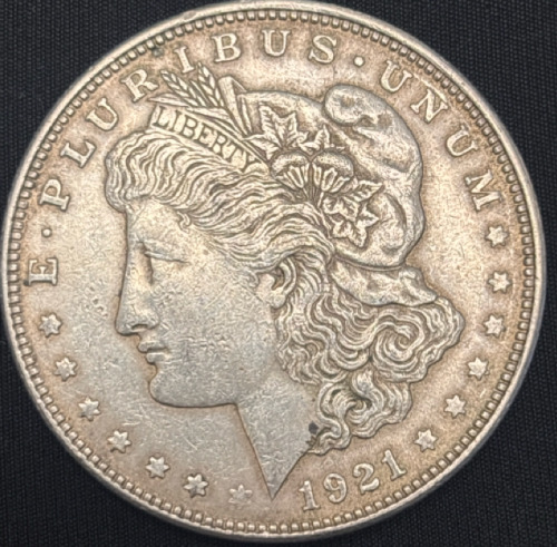 1921 Morgan Silver Dollar Coin