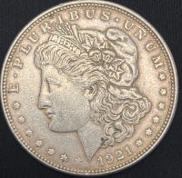 1921 Morgan Silver Dollar Coin