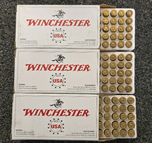 (3) Boxes 9mm Winchester Ammunition