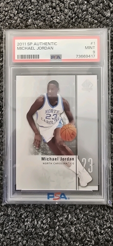 Michael Jordan 2011 SP Authentic PSA Graded Mint 9