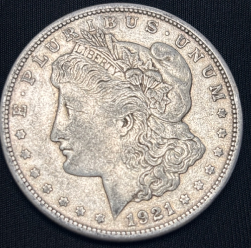 1921 Morgan Silver Dollar Coin