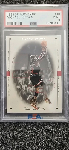 Michael Jordan 1998 SP Authentic PSA Graded Mint 9