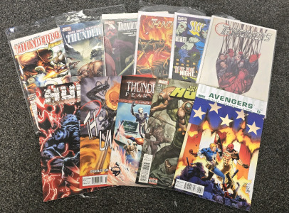 (11) Marvel Comics- 7 Thunderbolts Comics, Hulk, And More