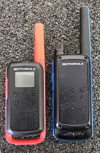 (2) Motorola Two Way Radios