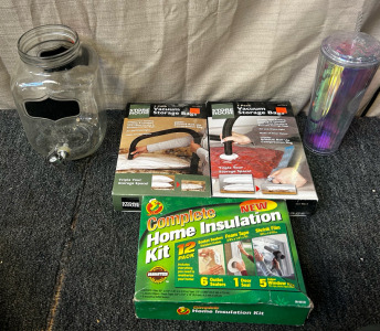 Vacuum Seal Bags, Installation Home Kit, Starbucks Cup, Tea Pitcher