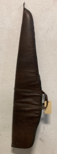 Brown Leather Soft Gun Case