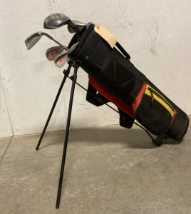 Golf Clubs with Standing Bag