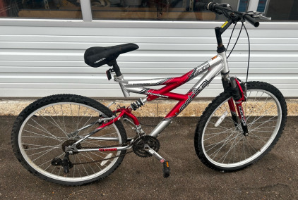 Red And Silver Bike