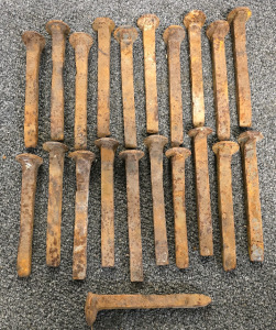 (21) Vintage Railroad Spikes