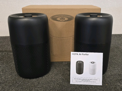 (2) Pack HEPA Air Purifiers- New In Box