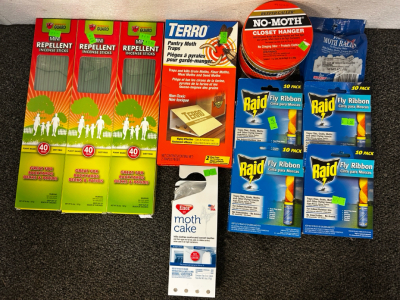 Repellent Sticks, Moth Traps, Fly Traps, And More