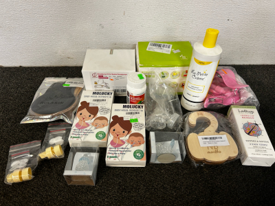 Breast Pump, Diapering Lotion, Baby Nasal Aspirator, And More