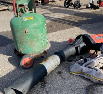 Rolling Propane Tank, & Heavy Duty Leaf Blower